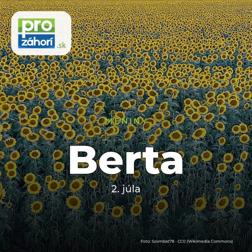 Meniny Berta