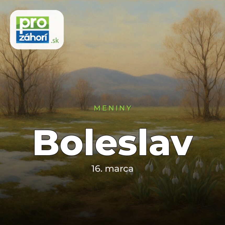 Meniny Boleslav