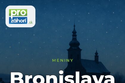 Meniny Bronislava