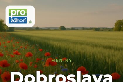 Meniny Dobroslava