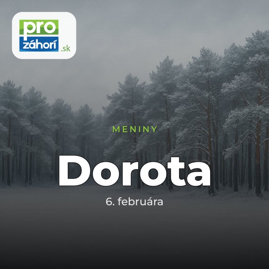 Meniny Dorota