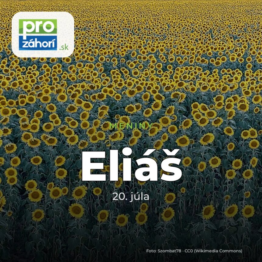 Meniny Eliáš