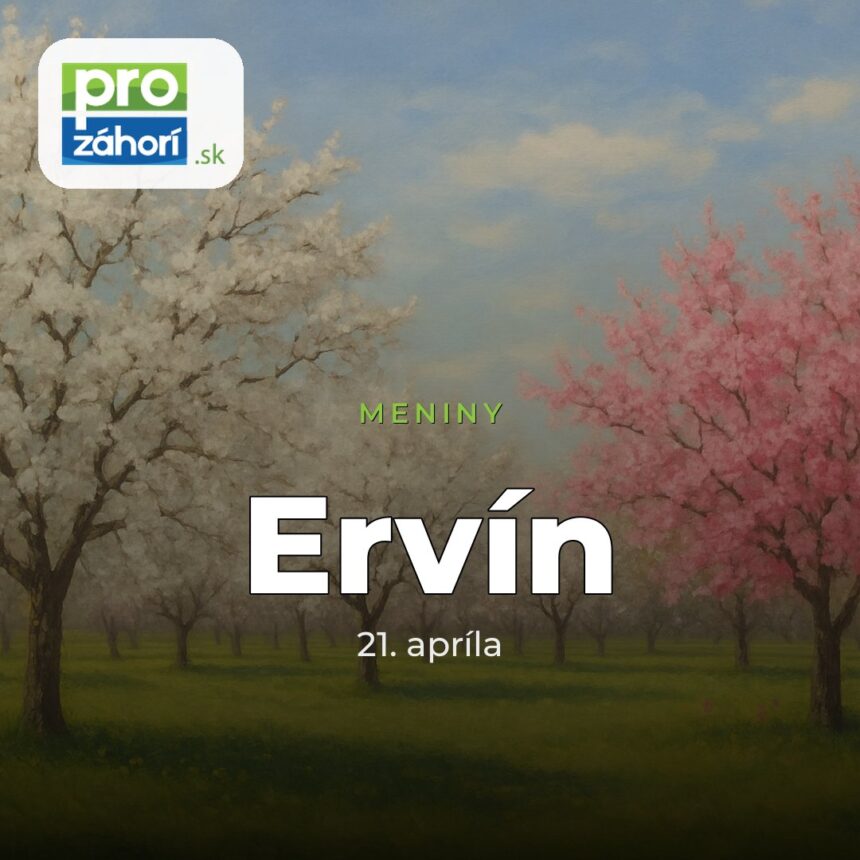 Meniny Ervín