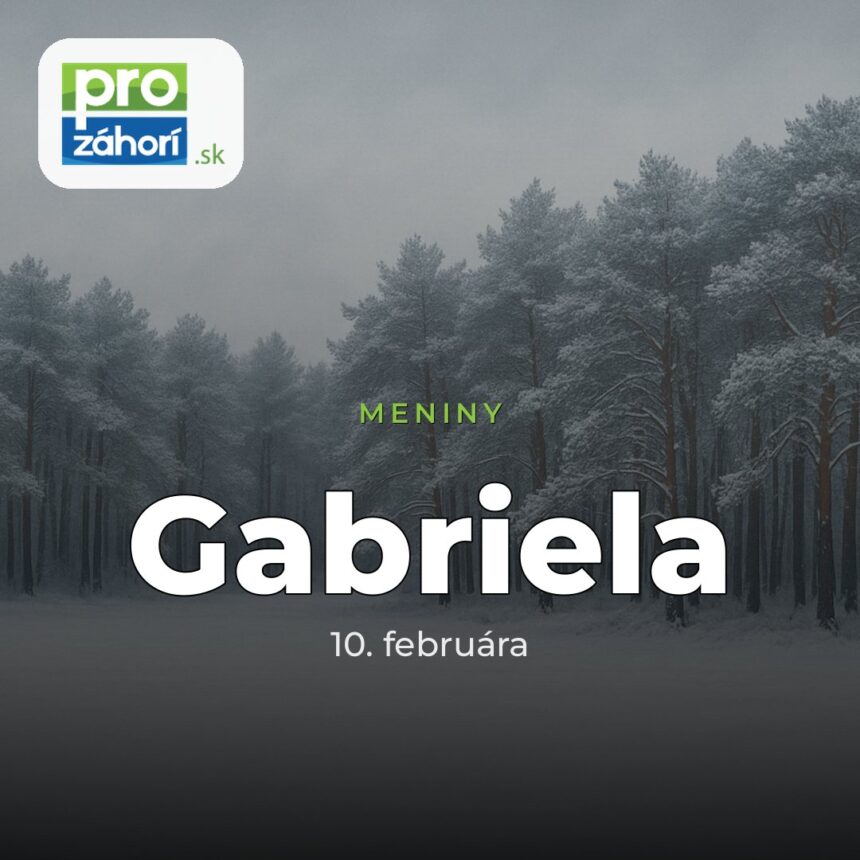Meniny Gabriela