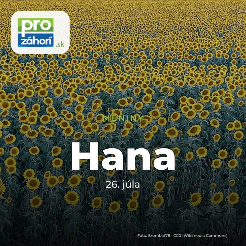 Meniny Hana