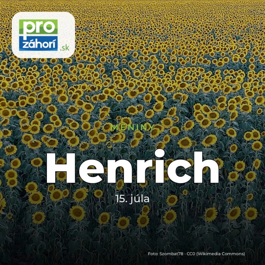 Meniny Henrich