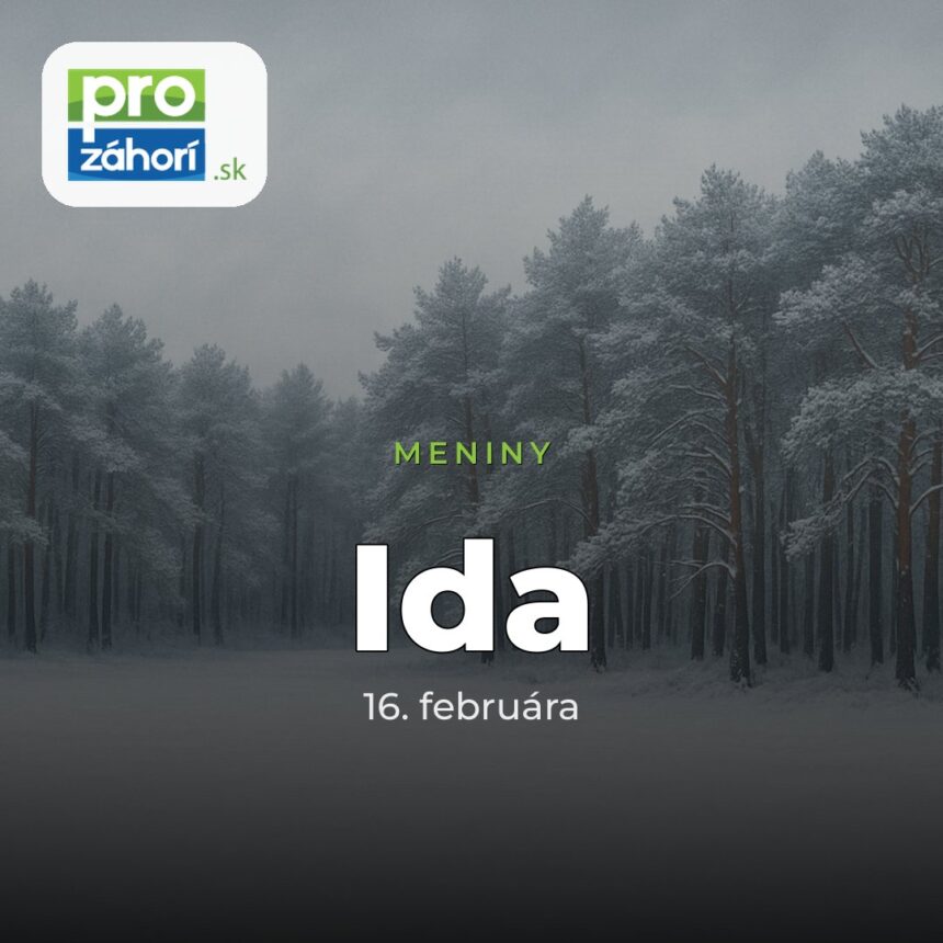 Meniny Ida