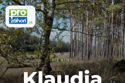 Meniny Klaudia