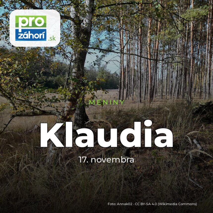 Meniny Klaudia