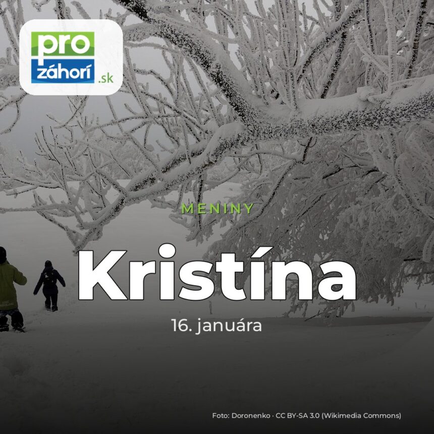 Meniny Kristína