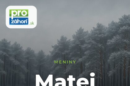 Meniny Matej