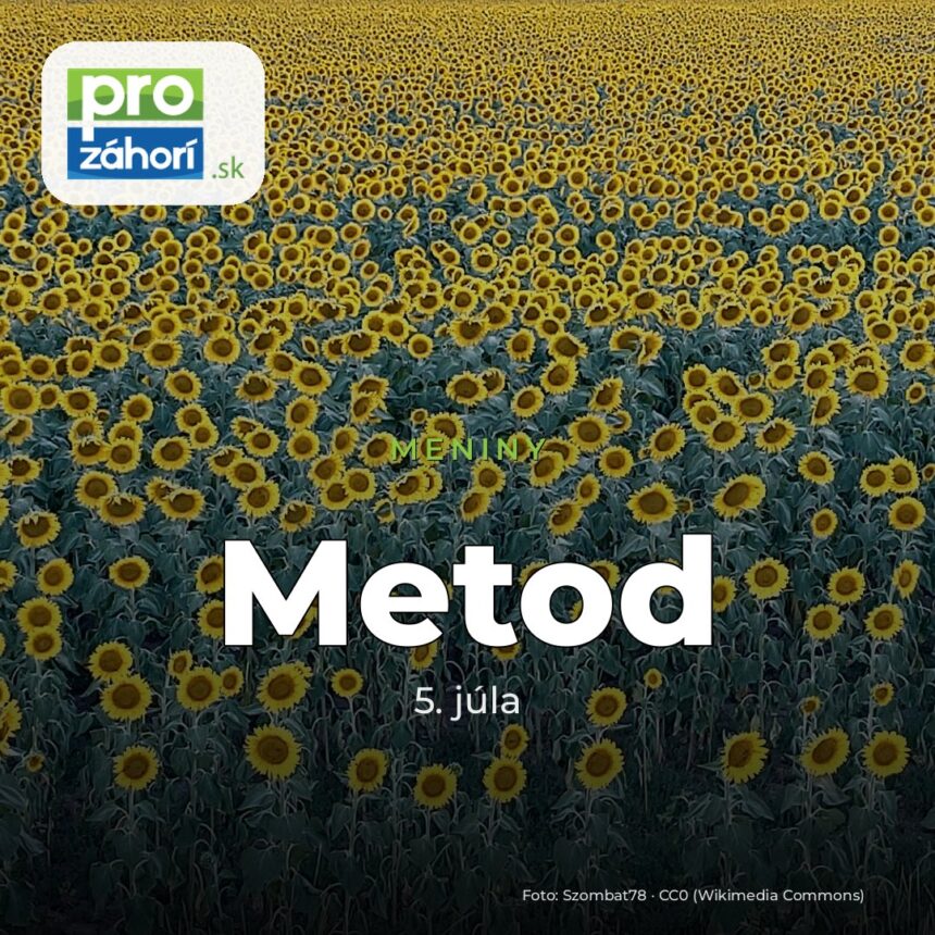 Meniny Metod