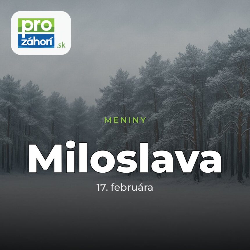 Meniny Miloslava