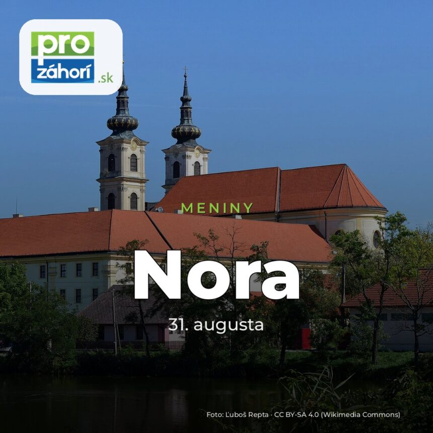 Meniny Nora