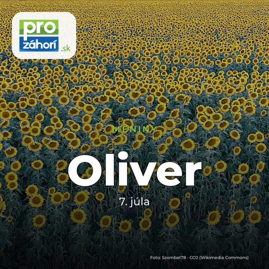 Meniny Oliver