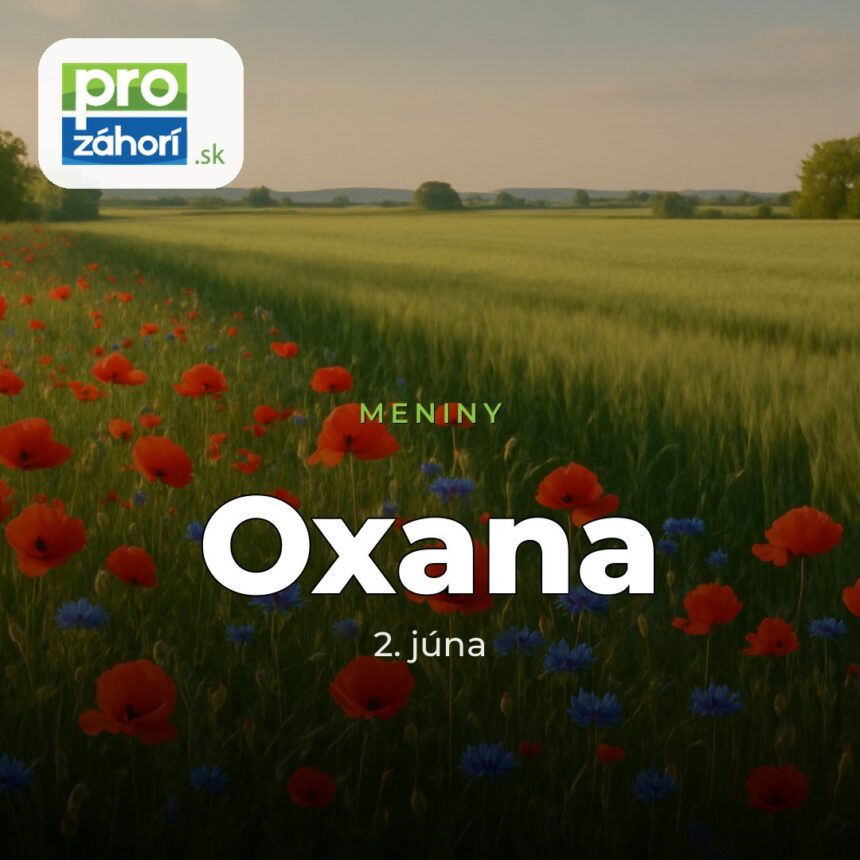 Meniny Oxana
