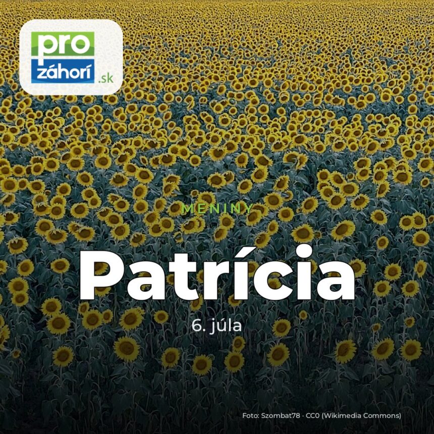 Meniny Patrícia