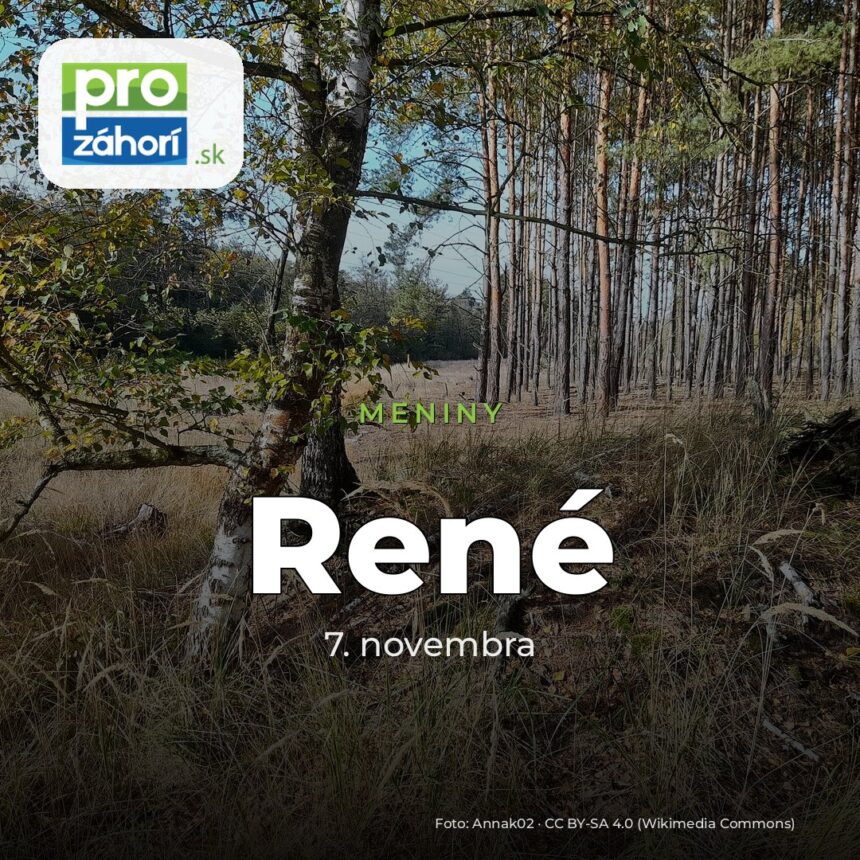 Meniny René