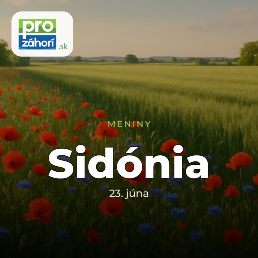 Meniny Sidónia