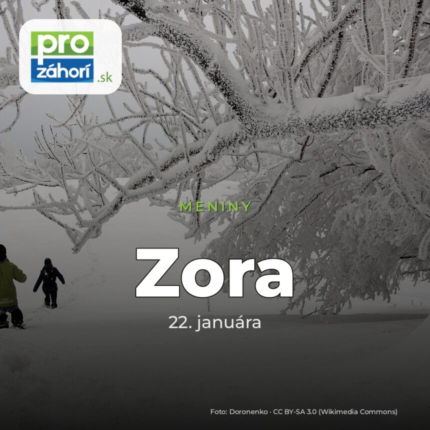 Meniny Zora