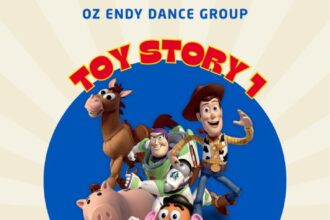 Plagát podujatia letné kino pre deti v Gbeloch s premietaním filmu Toy Story 1, dátum 26.6.2026, miesto komunitné centrum Stárnisko, vstup zdarma.