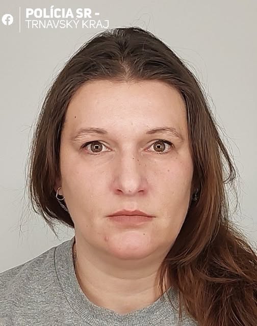 Fotografia nezvestnej 39-ročnej ženy Dariny Milojevič z Holíča, zverejnená políciou Trnavského kraja na identifikáciu.