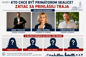 Kandidáti na primátora Skalice 2026 – Ivan Tychler, Anna Mierna, Tibor Kutálek