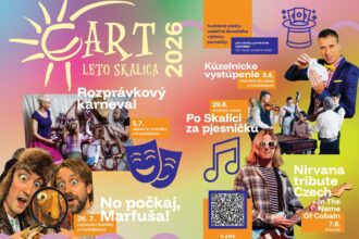 Plagát festivalu ARTleto v Skalici s programom koncertov, divadiel a výstav počas leta 2026.