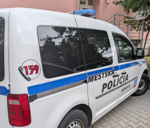 Služobné vozidlo Mestskej polície Senica