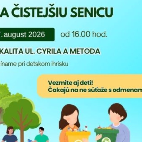 Ľudia pri spoločnom upratovaní v meste, pri detskom ihrisku a zelenej lokalite.
