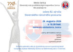 Pozvánka na oslavy 82. výročia Slovenského národného povstania v Senici.