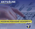 Upozornenie mesta Gbely na podvodné telefonáty.
