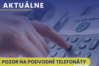 Upozornenie mesta Gbely na podvodné telefonáty.