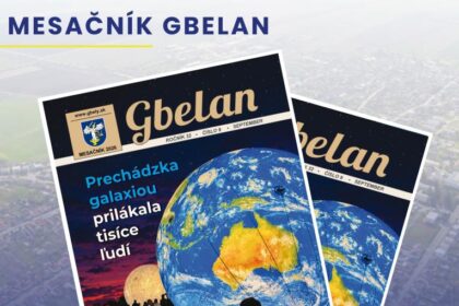 Obálka septembrového vydania mesačníka Gbelan z mesta Gbely.