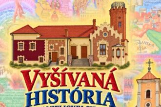 Plagát výstavy Vyšívaná história evanjelickej cirkvi v Múzeu Senica.